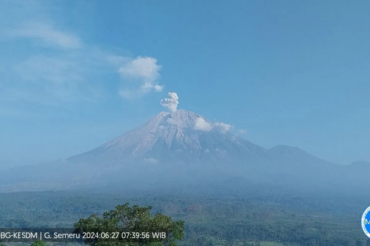 Gunung Semeru Erupsi Berkali-kali pada Kamis Pagi ini, Tinggi Letusan Capai 900 Meter