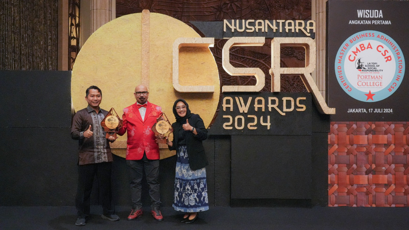 UMKM Bangkit, PLN UID Jakarta Raya Sabet Dua Platinum di Nusantara CSR Awards 2024