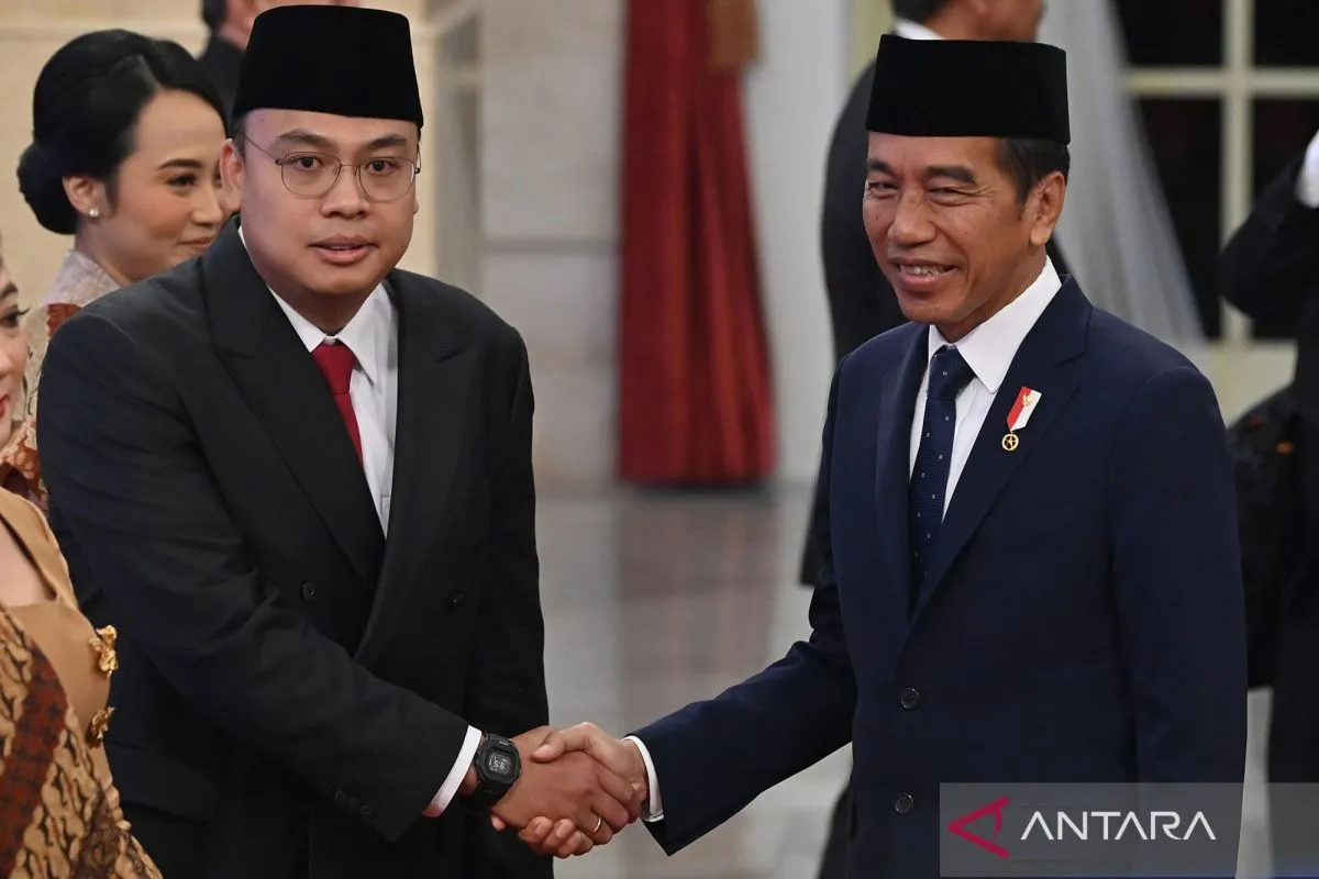 Angga Raka Prabowo Dilantik Presiden Jokowi Sebagai Wamenkominfo