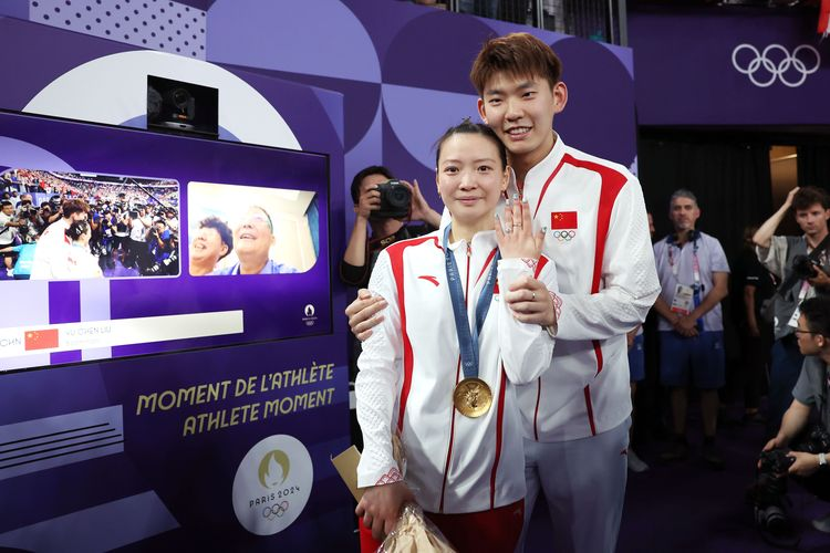 Hari Sempurna Huang Yaqiong di Olimpiade Paris: Raih Medali Emas, Dilamar Kekasihnya