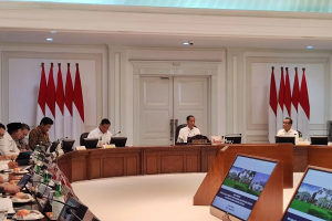 Presiden Jokowi didampingi Presiden terpilih Prabowo pimpin ratas bahas RAPBN 2025