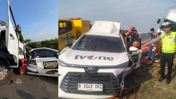 Mobil Rombongan Kru tvOne Alami Kecelakaan Di Tol Pemalang, 3 Orang Meninggal Dunia