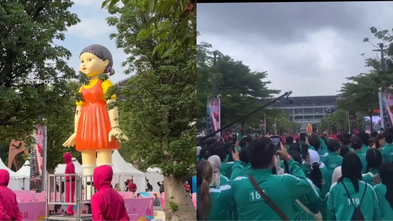 Permainan di Serial Squid Game Hadir di Jakarta, Warganet Heboh!