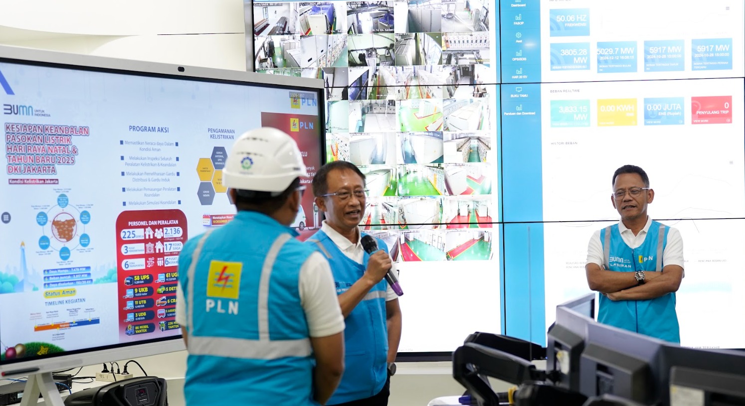 Pastikan Perayaan Nataru Jakarta Terus Menyala, Direktur Distribusi PLN Kunjungi Gereja Katedral