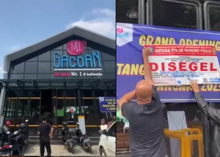 Mie Gacoan Serpong Disegel, Benarkah Karena Mengandung Minyak Babi? Cek Faktanya!
